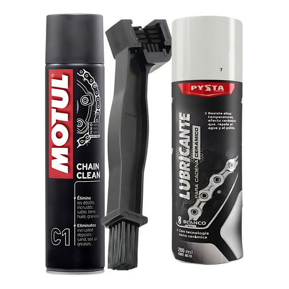 Motul C1 Cadenas Desengrasante + Lubricante Ceramico Cadena