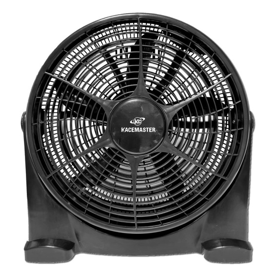 Turbo Ventilador Kacemaster - 16 - 3 Vel - 5 Aspas - 60w Color de la estructura Negro Color de las aspas Negro Diámetro 16 " Frecuencia 50 Hz/60 Hz Material de las aspas Plástico