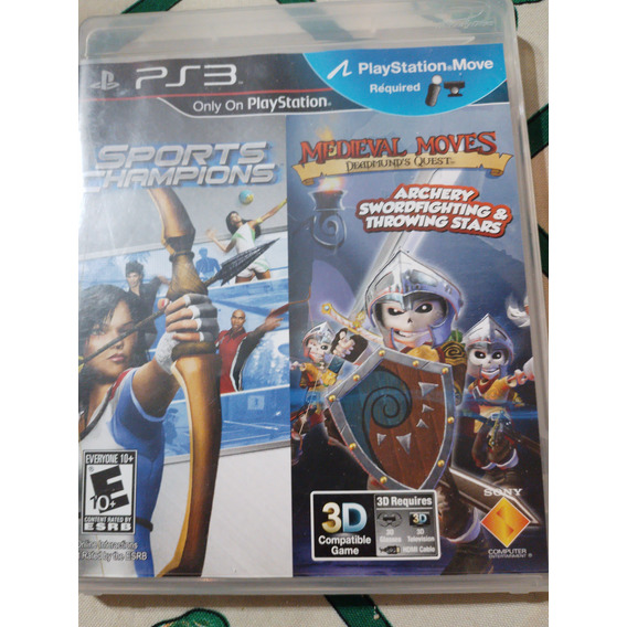 Juego Fisico Ps3 Sports Champions Y Medieval Moves,req. Move