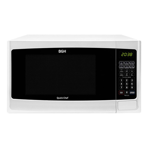 Microondas Digital Blanco 28 Lts. Con Grill Bgh