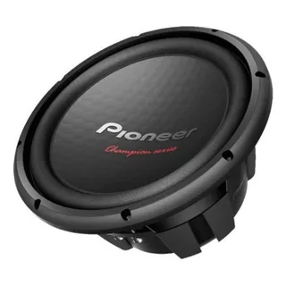 Subwoofer Pioneer 12 Polegadas Tsw312s4 1600w Grave Som Auto Cor Preto