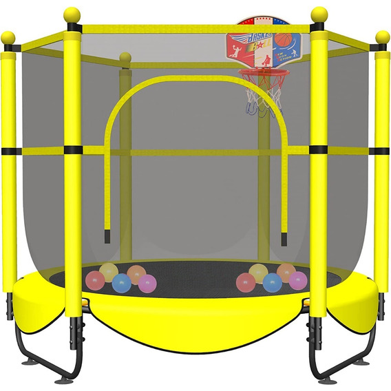 Trampolín Brincolín Infantil De Seguridad De 1.45m