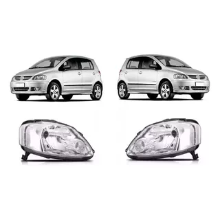 Juego De Opticas Volkswagen Fox/suran 2004/2009 Monoparabola