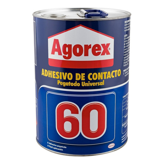 Adhesivo Universal Agorex 60 Tarro 3.78 Litros 1 Galon