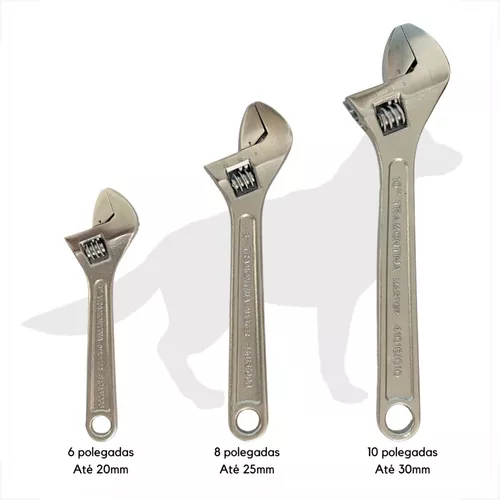 Llave francesa Tramontina chave inglesa - chave grifo - chave universal -  chave ajustável - ferramenta multifuncional - chave de grifo - chave de  cano - chave regulagem inglesa - grifo 