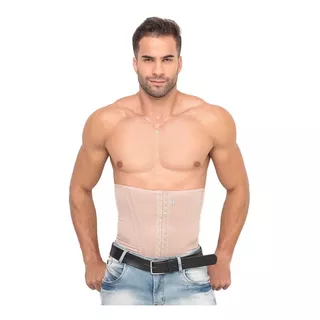 Cinta Modeladora Faixa Abdominal Masculina Com 8 Barbatanas