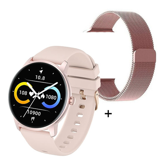 Smartwatch Nictom Nt16 1,28  Notificaciones + Malla Metálica