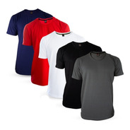 Camiseta Masculina Kit Com 5 Original, Algodão