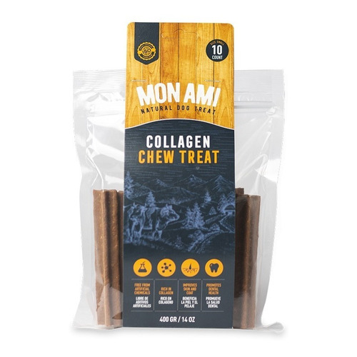 Mon Ami Snack Palitos Collagen Chew Treat Small 400gr