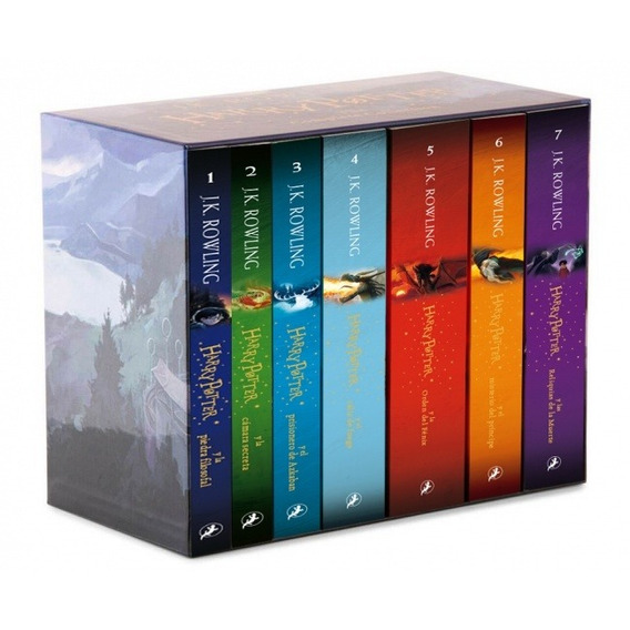 Paquete Harry Potter J. K Rowling Edición Salamandra Pasta Blanda (Colección de Libros 1-7)