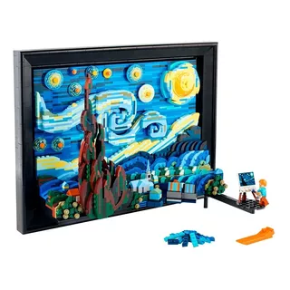 Lego Ideas 21333 Vincent Van Gogh -the Starry Nigh- Original
