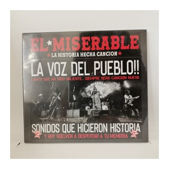 Los Miserables La Voz Del Pueblo Cd Nuevo Musicovinyl