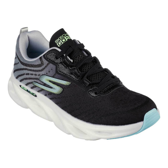 Tenis Skechers Mujer Go Run Swirl Tech Speed - Headway Negro