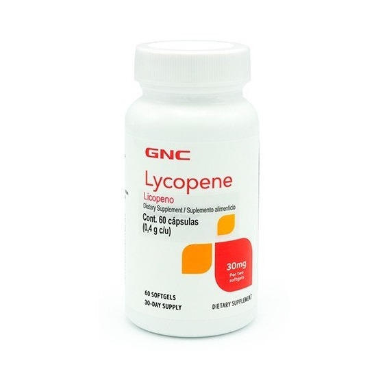 Gnc Lycopene 30 Mg, 60 Cápsulas