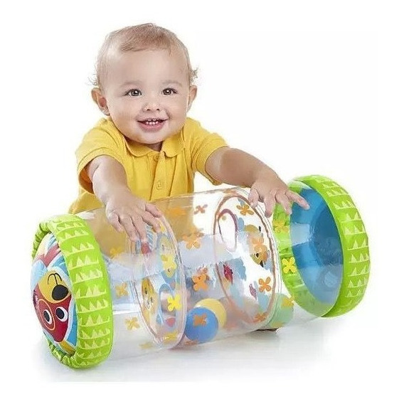 Rodillo De Gateo Inflable Para Bebes Con Actividades Bruin