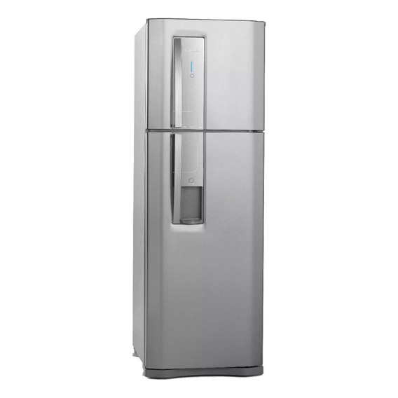 Heladera  Electrolux Top Freezer DW42 acero inoxidable con freezer 380L 220V