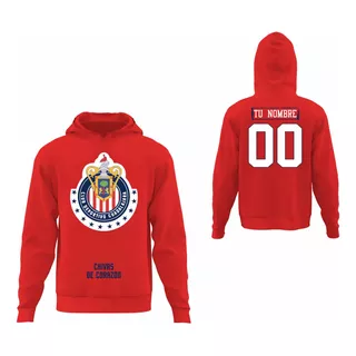 Hoodie Personalizado Equipos Liga Mx Nombre Y Numero 