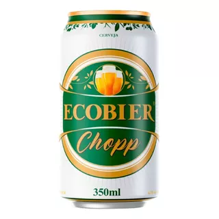 Chopp Ecobier Lata 350ml - Pack 24 Unidades