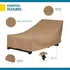 Pato Cubre Esencial Chaise Lounge Cubierta Latte