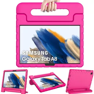 Funda Agarradera Uso Rudo Para Galaxy Tab A8 10.5 X200/x205