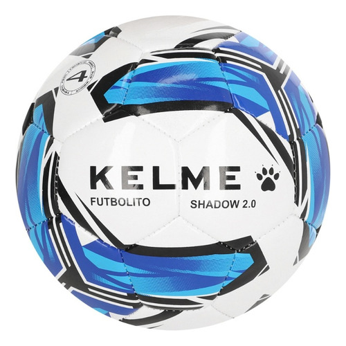Balón De Futbolito Shadow 2.0 N° 4 Blanco/azul Kelme // Color Azul/Blanco
