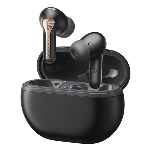 Audífonos in-ear gamer inalámbricos Soundpeats TWS Capsule 3 Pro negro con luz LED