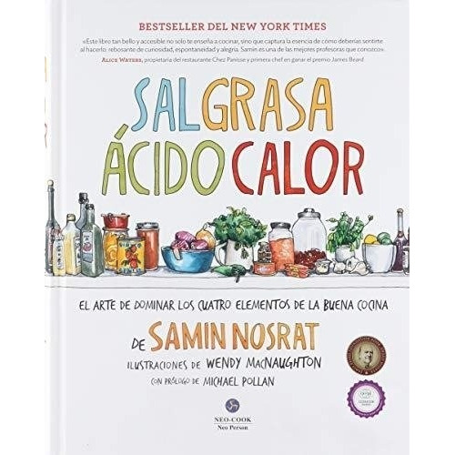 Sal Grasa Acido Calor, de SAMIN NOSRAT. Editorial NEO PERSON, tapa blanda en español, 2018