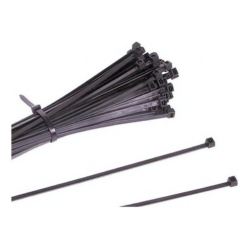 Precintos Plasticos Nylon 100 Unidades 3.5mm X 150mm (15cm) Color Negro