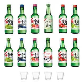 Combo 12 Soju Coreanos - Good Day 