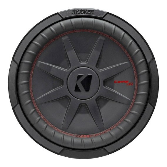 Woofer Kicker Plano Comprt 43cwrt122 12 Pulgadas 1000w 2 Ohm Color Gris oscuro