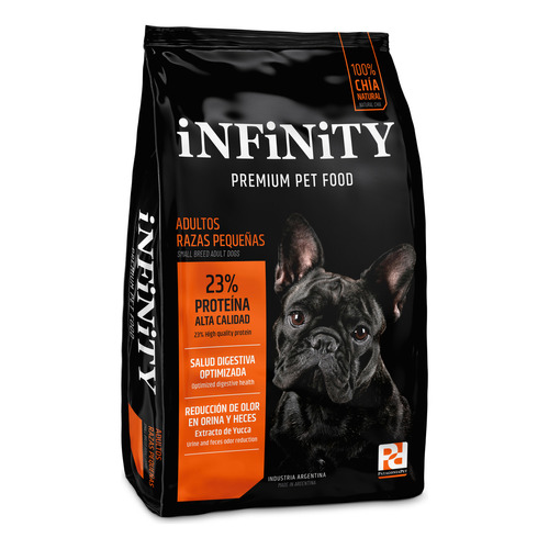 Alimento Infinity Premium Pet Food  Razas Pequeñas para perro adulto de raza pequeña en bolsa de 8 kg