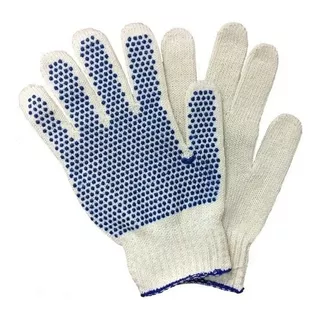 Guantes Hilo Trabajo Gamisol Certificado Moteado 240 Pares 