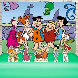 Painel De Festa Infantil Os Flintstones Rubi