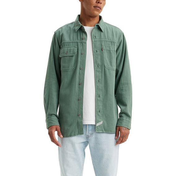 Camisa Hombre Auburn Worker Verde Levis A7224-0000