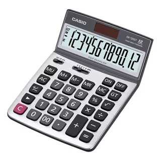 Calculadora Casio Dx-120st Serie De Valores 100% Original Color Plateado