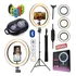 Bloguera de maquillaje LED con iluminador grande Hing Light de Aro Luz