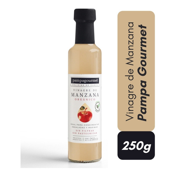 Pampa Gourmet Vinagre De Manzana Organico X 250grs