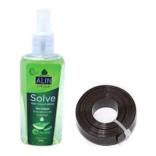 Kit Mega Hair Removedor Alin De 140ml + Cola Queratina K.