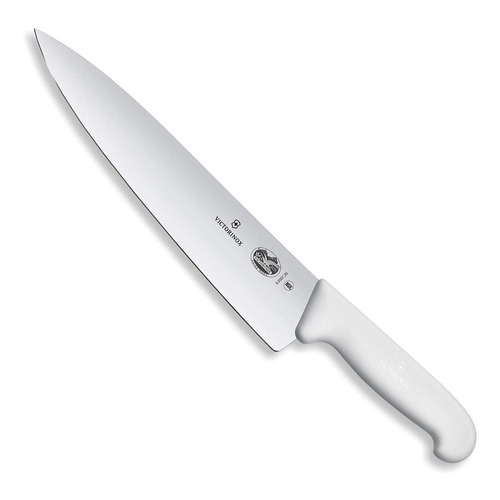 Cuchillo Chef, Victorinox Modelo 5.2007.25, Hoja De 25 Cm Color Blanco 5.2007.25