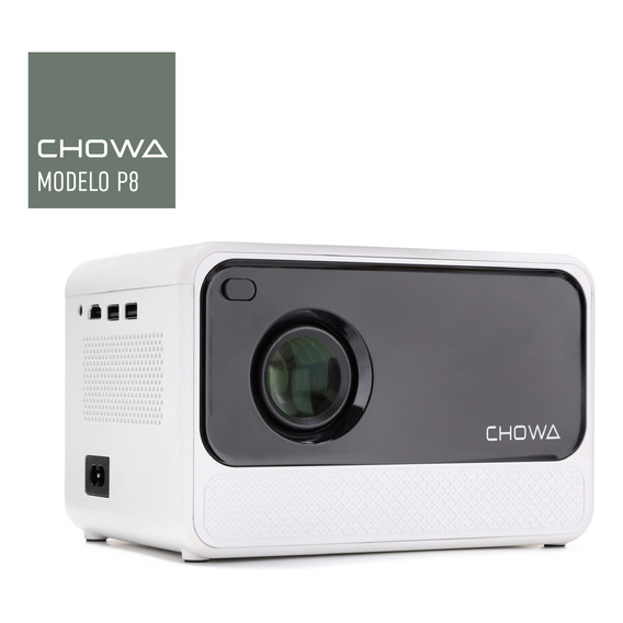 Proyector Video Beam Portátil Chowa 4K HD 720p Android Wifi 170 Lumenes Ansi
