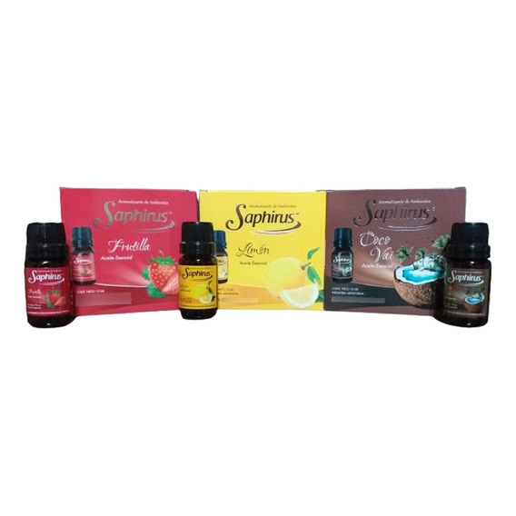 Aceites Esenciales Saphirus (pack X 3)