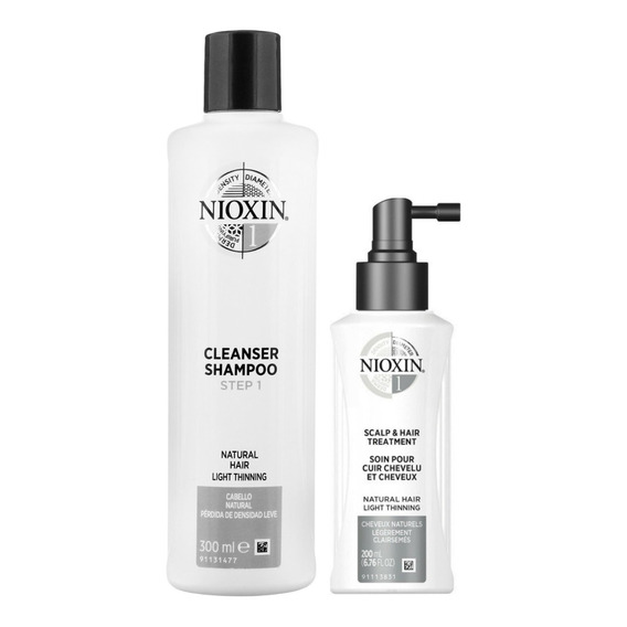 Nioxin-1 Shampoo 300ml + Loción Capilar Cabello Natural
