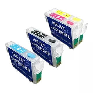 4 Cartuchos Recargabls Para Epson C92 C79 Cx3900 Cx5600 4900