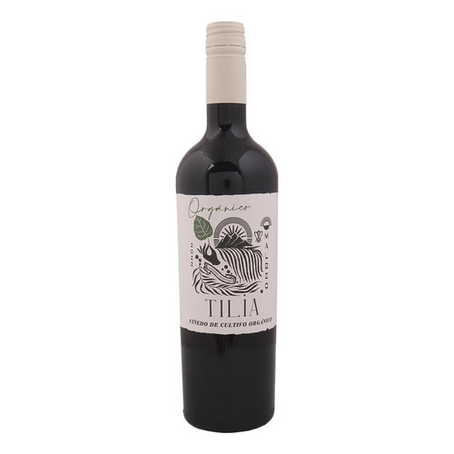 Botella Vino Tinto Orgánico Malbec Tilia 750ml