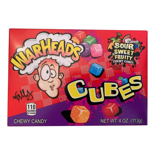 Dulces Warheads Cubes 113g Americanos