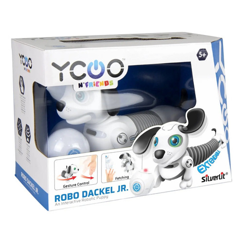Robot Junior Perrito Robo Dackel 88578 Color Blanco