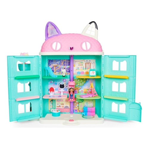 Gabbys Dollhouse - Casa Purrfect Dollhouse - 36200 Color Verde Claro