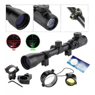 Mira Telescópica Mil Dot 3-9x40 Ir Retículo Iluminado Sniper