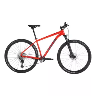 Mountain Bike Caloi Explorer Pro 2023 Aro 29 17  11v Freios De Disco Hidráulico Câmbio Shimano Deore M5100 Cor Vermelho/cinza