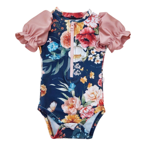 Malla Mini Anima Bebe Traje De Baño Entera Uv Garden Night